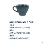 image of Ariane Porcelain AMKARNA87044030 Mokka Cup, 10 1/7 Oz, Reactive Sapphire, Porcelain - 6/Case