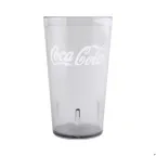 image of GET 6620-CCL-ZOSUG 20 oz Clear Plastic Tumbler, Coke Zero Sugar Logo, 20 oz Capacity - 12/Case