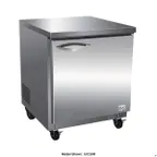 image of IKON IUC28R-2D 27" One Section Undercounter Refrigerator w/ 2 Drawers, 6.5 cu. ft.