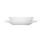 image of Dinex DX162PCB02 - 16 Oz Round Porcelain Bowl, 9" Diameter, White, 2-Piece Set - Case