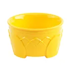 image of Dinex DX5300B04 - Yellow 9 oz Plastic Bowl, 12" Diameter, 0.5 Qt Capacity, Polypropylene, Safe - Case