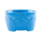 image of Dinex DX5300B14 - 9 oz (0.5 Qt) Plastic Bowl, 12" Diameter, Blue PP, Dishwasher Safe - 12/Case