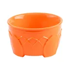 image of Dinex DX5300B24 - 9 oz Orange Polypropylene Bowl, 12" Diameter, 0.5 Qt, Dishwasher Safe - Case