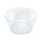 image of GET GM-1406-CL Dessert Time™ Fruit Cup, 7 oz Clear SAN Plastic Mug, Round Wave Design - 1 Dozen