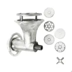 image of Hobart 22C/E-FS5PLT Funnel Throat Chop End Assy for #22 Hub Tin Cylinder Auger Knife 5 Carbon Steel Grind Plates