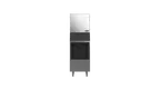image of Atosa USA YDS0350A-161 Ice Maker Head, 25" Wide, 350 lb/24h Half‑Cube Steel, R290, 115V 1200W, STAR®