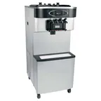 image of Taylor Company C716 Soft Serve Machine, 2 × 20 qt Hoppers, 1.5 HP Motors, Stainless Steel, Casters