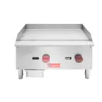 image of Westlake EGG24S Countertop Gas Griddle / Charbroiler
