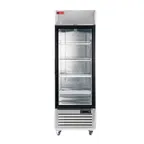 image of Westlake WK-23FG 23 cu ft Glass Door Freezer, 27" Stainless Steel, 4 Wire Shelves, R290 Refrigerant