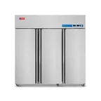 image of Westlake WK-72RF 73" 3-Section Reach-In Refrigerator Freezer Combo, 54 cu ft, Stainless Steel