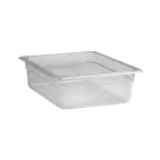 image of Concasse MCIP1210 - 1/2‑Size Clear PC Pan, 10-3/8" W x 12-3/4" D x 4" H, NSF, Dishwasher Safe