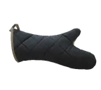 image of Chef Revival 2PX27BKBK Pyrotex Oven Mitt, 17" Elbow Length, Kevlar, Black/Beige Trim - 1 Pair/Bag