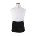 image of Chef Revival 3PWACBK Waist Apron, 25" x 11", 4 Pockets, DuraSERV Polyester, Fade-Resistant Black
