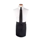 image of Chef Revival 3PWACELBK Waist Apron, 26" x 18-1/2", 3 Pockets, Black, Polyester