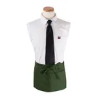 image of Chef Revival 3PWACHG Waist Apron, 25" x 11", 3 Pocket, Hunter Green, DuraSERV 100% Polyester