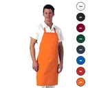 image of Chef Revival 601NP-BG Bib Apron, 28" x 34", No Pocket, EZ-Blend Twill, Burgundy