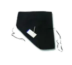 image of Chef Revival 603FWPS-BK Four-Way Waist Apron, 28" x 17", Black, DuraSERV® 100% Spun Polyester