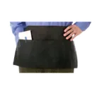image of Chef Revival 605PS-BK Waist Apron, 24" x 12", 3 Pockets, DuraSERV Polyester, Black