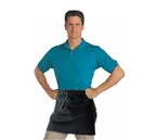 image of Chef Revival 607HBA2-BK Waist Apron, 28" x 19", 2 Pockets, Self‑Tie, EZ‑Blend Twill, Black