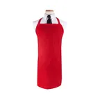 image of Chef Revival BIARD Bib Apron, 32" x 32-1/2" Long, Red, Cotton/Poly Blend, Pen Pocket
