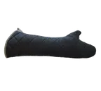 image of Chef Revival CL2PX24ELBKBK Pyrotex Oven Mitt, 24", Black with Beige Trim, Flame-Resistant, Pair
