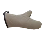 image of Chef Revival CL2PX25BETF Pyrotex Oven Mitt, 15" Flame-Resistant, Beige with Black Trim - 1 Pair
