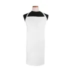 image of Chef Revival CLWBAWH Bib Apron, 36" x 34", White, Cotton/Poly Blend, Extra Wide & Long