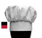 image of Chef Revival H400BK Chef's Hat, 13", Adjustable Head Band, Poly/Cotton, Black