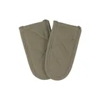 image of Chef Revival HHPXBETF-2 Pyrotex Handle Holder, 6" Flame Resistant, Beige - 1 Pair