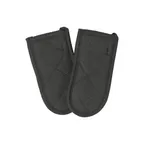 image of Chef Revival HHPXBKBK-2 Pyrotex Handle Holder, 6" Flame Resistant, Black, Pair