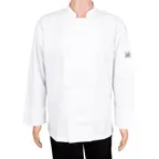 image of Chef Revival J002-8X Classic Chef's Jacket, 8X-Large, White, Poly/Cotton, Long Sleeve, 8 Buttons