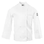 image of Chef Revival J049-3X Chef's Jacket, 3X-Large, White, Poly/Cotton, Long Sleeve, Double Breasted