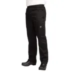 image of Chef Revival P020BK-8X Baggy Chef's Pants, 8X Large, Black, Poly/Cotton