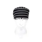 image of Chef Revival RZCBCS Chef Beanie, Elastic Back, Cotton-Poly, Multicolored Chalk Stripe