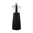 image of Chef Revival WABK Waist Bistro Apron, 32" x 29-1/2" Long, Cotton/Polyester Blend, Black