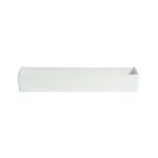 image of GET COMP41 Salad Bowl, 5.88 Qt, 18" L x 7" W x 4-1/2" H, Rectangular Aluminum, Classic Finish