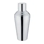 image of Korin BR-01 Baron Cobbler Cocktail Shaker, 17 oz, 3-Piece Stainless Steel, 3-1/4" dia. x 7-3/4"H