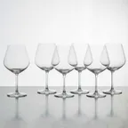 image of Korin GL-D105-PK Burgundy Stemmed Wine Glass, 8.3" Height, 25.25 oz (745ml) Capacity - 1/Pack