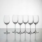 image of Korin GL-D108-PK - 12 oz Lead-Free Crystal Chardonnay Glass, Stemmed, 8.4" Height - 1/Pack