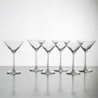 image of Korin GL-D110-PK - Lead‑Free Crystal Martini Glass 7.1" Tall, 7 oz (230 ml), Pink - 1/Pack