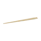 image of Korin HA-1108 - 11" Plating Chopsticks, Flat Scooping End, Natural Bamboo Wood, Set