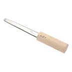 image of Korin HA-1302 Clam Knife, 8-3/4"L, Forged Stainless Steel Blade, Wood Handle