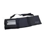image of Korin HA-BG101 Knife Roll Bag, 20-1/2" x 6-1/2" Closed, 8 Knives, Nylon, Black - 1/Bag