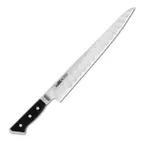 image of Korin HGL-HGSU-270 Sujihiki Knife, 10-1/2" Forged, Beveled Edge, Steel Blade, Hardwood Handle, Japan