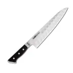 image of Korin HGL-HHGGY-210 Gyutou Knife, 8.25" (21cm) Hollow Ground, Forged 440 Steel, Hardwood Handle