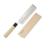 image of Korin HMA-SKUS-195 Masamoto Kasumi Usuba Knife, 7-3/5" (19.5cm) Forged C/I Blade, Wood Handle