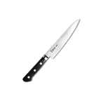image of Korin HMA-VSPE-150 Petty, 6" RH, 70/30 Beveled Edge, Forged Jankou Steel Blade, Pakka Wood Handle