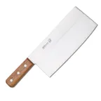 image of Korin HMI-440CL-220-4 Misono 440 Cleaver, 8.625" Blade 50/50 Bevel Edge Molybdenum Steel, Wood Handle