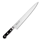 image of Korin HMI-440SU-270 Sujihiki Knife, 10-1/2" Forged, Stainless Steel Blade, Smooth Edge, Wood Handle