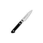 image of Korin HMI-MOPA-080 Paring Knife, 3" Blade, 70/30 Edge, Molybdenum Steel, Wood Handle, Made in Japan